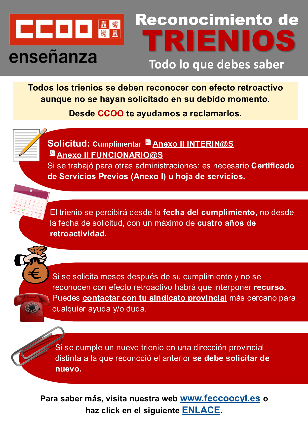 Reconocimiento De Trienios Todo Lo Que Debes Saber Feccoocyl