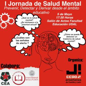 I Jornada de Salud Mental: Prevenir, detectar y derivar desde el ámbito educativo
