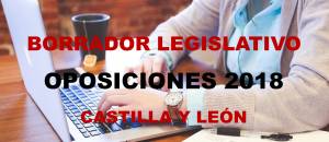 Borrador convocatoria oposiciones Castilla y León 2018