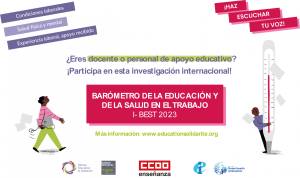 Ya puedes participar en la segunda edición del Barómetro Internacional de Salud y Bienestar del Personal Educativo