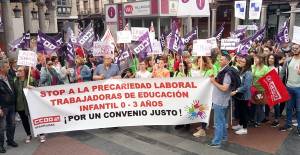 CCOO convoca una concentración contra la precariedad laboral en la educación infantil de 0-3 años