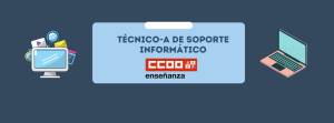 Relación de aprobados y plazo de presentación de méritos de Técnico-a de Soporte Informático (Promoción Interna)
