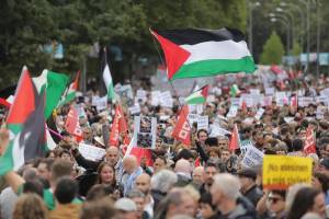 Las trabajadoras y los trabajadores decimos: ¡Basta al genocidio contra el pueblo palestino!