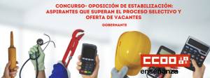 Gobernante: Concurso-Oposición proceso de Estabilización: Aspirantes que superan el proceso selectivo y oferta de vacantes