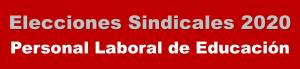 Elecciones Sindicales 2020. Personal Laboral de Educación