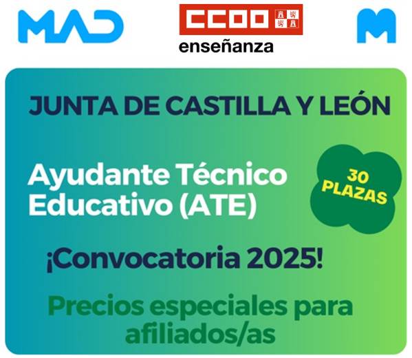 Curso MAD360 Ayudante Técnico Educativo CyL + Temario