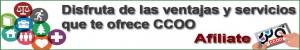 Disfruta de las ventajas y servicios que te ofrece CCOO ¡Afíliate!