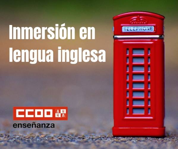 Inmersión lingüística en lengua inglesa. Primaria y ESO. Convocatoria de ayudas curso 2026/27