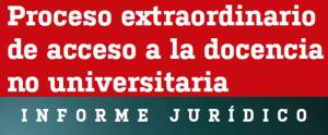 La jurisprudencia del TC avala la propuesta de CCOO de acceso extraordinario a la docencia no universitaria