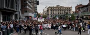 Los estudiantes claman por las calles de las ciudades contra la LOMCE, reválidas y recortes en educación