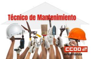 Técnico/a de mantenimiento. Relación definitiva de admitidos y excluidos