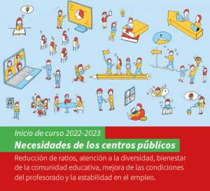 CCOO presenta una batería de propuestas para abordar las necesidades prioritarias de la educación pública