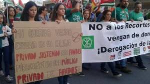 Huelga general en educación: 9 de marzo