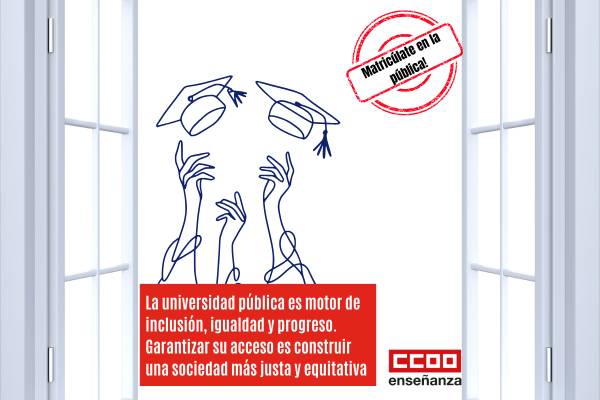 Matricúlate en la universidad pública. Tu mejor opción