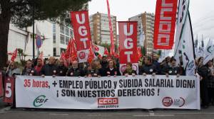 Los sindicatos mayoritarios en la Función Pública regional claman al Gobierno Central por mejorar su actual situación laboral