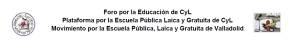 La privatización de la educación en CyL