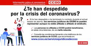 ¿Te has quedado sin trabajo por la crisis del coronavirus?