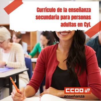 Currículo de la enseñanza secundaria para personas adultas en CyL