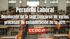 Personal Laboral. Estabilización por Concurso JCyL