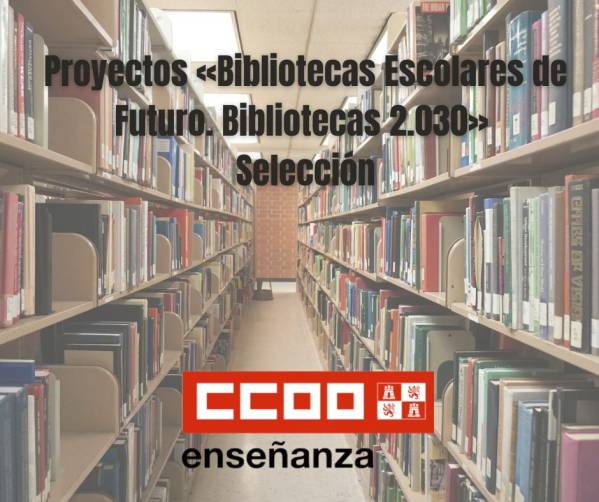 Proyectos «Bibliotecas Escolares de Futuro. Bibliotecas 2.030». Selección