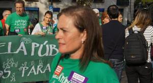 CCOO participa en las mareas verdes que han vuelto a la calle