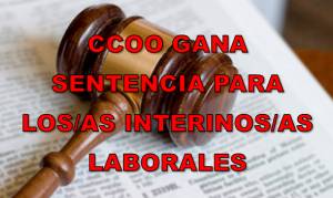 CCOO logra el primer reconocimiento de indemnización para el personal laboral de enseñanza en la Comunidad
