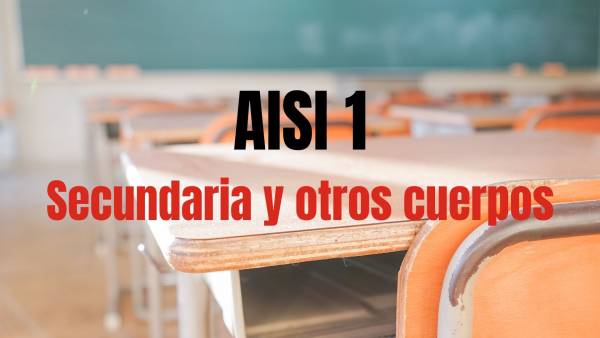 Interinos PES y otros cuerpos. AISI-1. Listado de sustituciones. Curso 2026/27