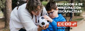 Educador-a de Persona con Discapacidad. Aspirantes que superan proceso selectivo y oferta de plazas.