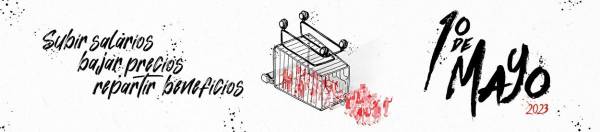 “Subir salarios, bajar precios, repartir beneficios", lema de la manifestación del 1 de Mayo