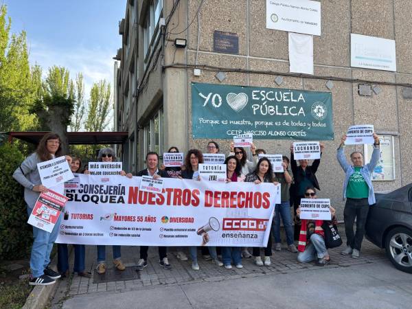 CCOO intensifica las movilizaciones ante el bloqueo del acuerdo para mejorar las condiciones del docente en Castilla y León
