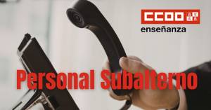 Personal Subalterno. Fecha de celebración del ejercicio de la fase de oposición (2022/2023)