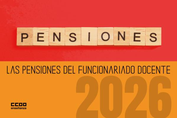 Las pensiones del funcionariado docente 2026