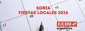 Soria: Fiestas Locales Año 2026