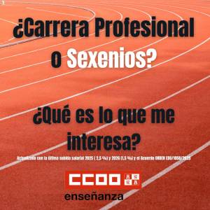 ¿Carrera profesional o sexenios?¿Qué es lo que me interesa? Estudio comparativo