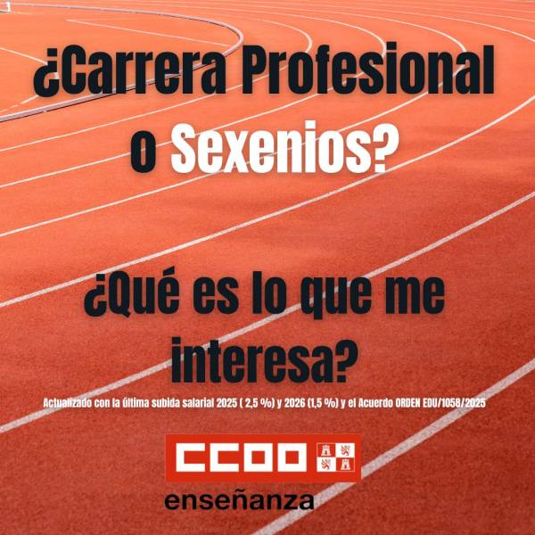 ¿Carrera profesional o sexenios?¿Qué es lo que me interesa? Estudio comparativo