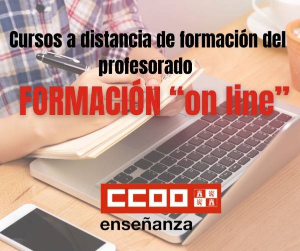 Cursos a distancia de formación del profesorado (1ª fase). Curso 2026-27