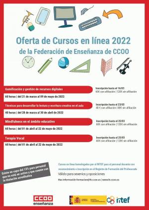 Cursos on-line abril 2022