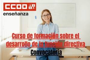 Curso de formación sobre el desarrollo de la función directiva. Convocatoria