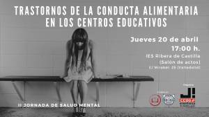 II Jornada de Salud Mental: Trastornos de la conducta alimentaria en los centros educativos