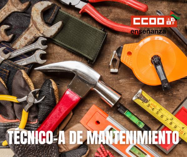 Aspirantes que superan el proceso selectivo de Técnico-a de Mantenimiento (2021)