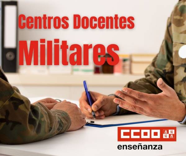 Comisiones de Servicios Centros Docentes Militares. Convocatoria curso 2026-27