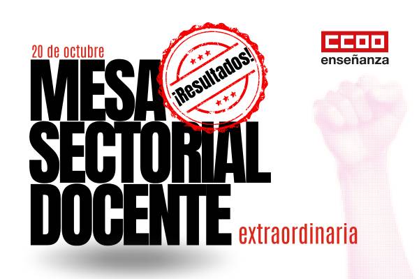 CCOO exige máxima celeridad en la aprobación y más medidas para el profesorado y para el sistema educativo