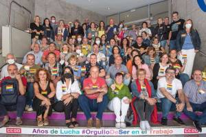 CCOO saca a la calle su reivindicación de igualdad LGTBI+