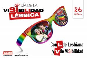 Con L de Lesbiana y V de Visibilidad