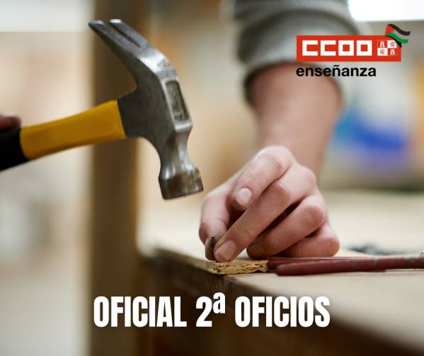 Oficial de 2ª de Oficios. Relación definitiva de admitidos y excluidos. Fecha del ejercicio de la fase de oposición