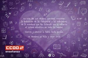 Gracias, trabajadores y trabajadoras de la enseñanza