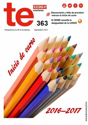 T.E. 363 septiembre &quot; Inicio del curso escolar 2016-2017&quot;