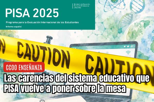 PISA 2025 refleja una importante escasez de profesorado y un descenso en los resultados