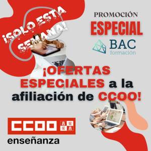 BAC Formación. Promoción especial. Docentes