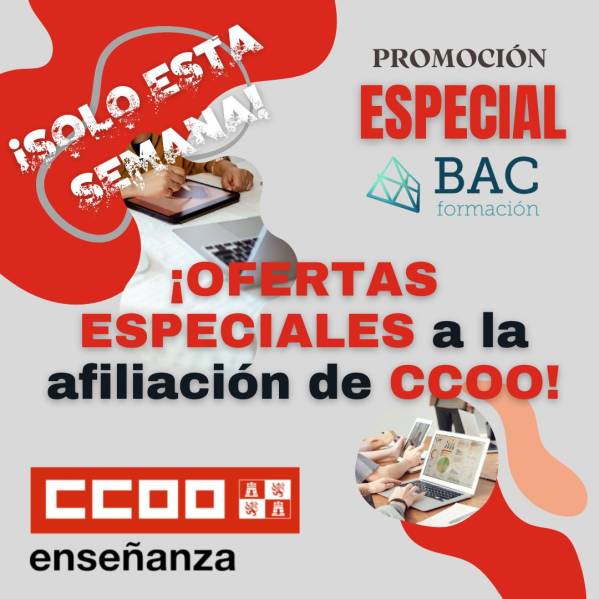 BAC Formación. Promoción especial. Personal laboral